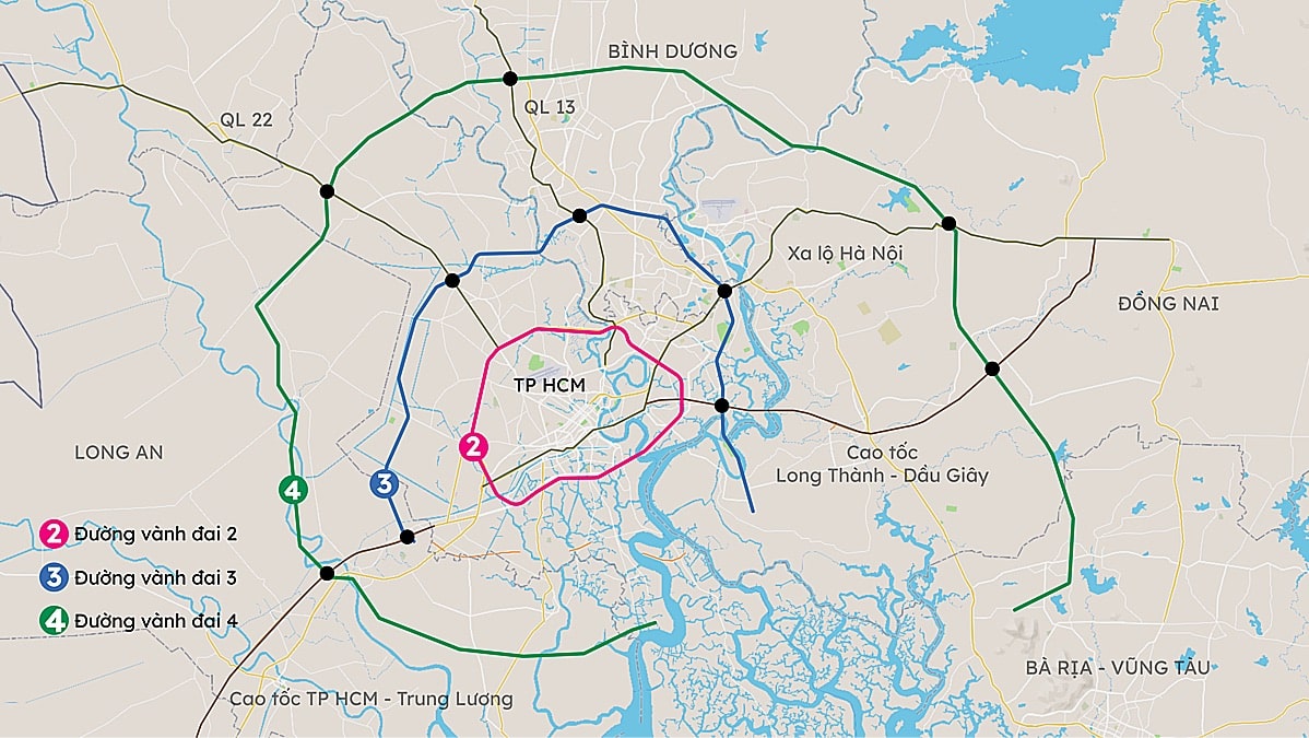 Vành đai 4 TP HCM sẽ khởi công năm 2024